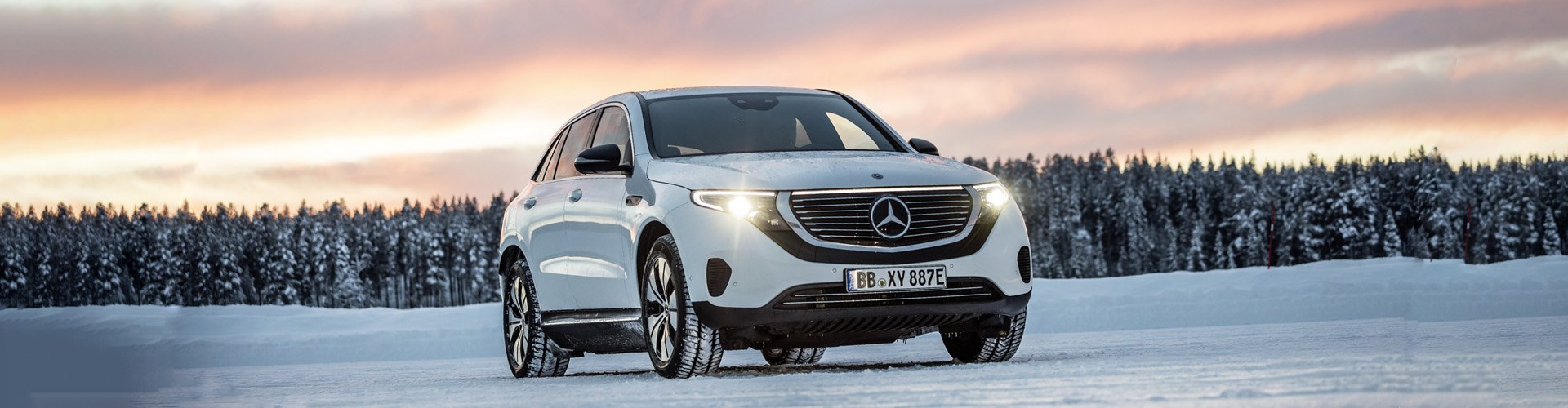 Sneeuwkettingen voor de Mercedes-Benz EQC