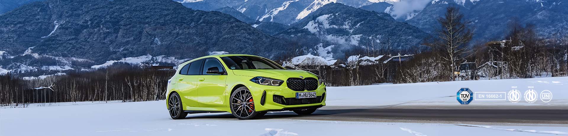 Sneeuwkettingen voor de BMW 1-serie