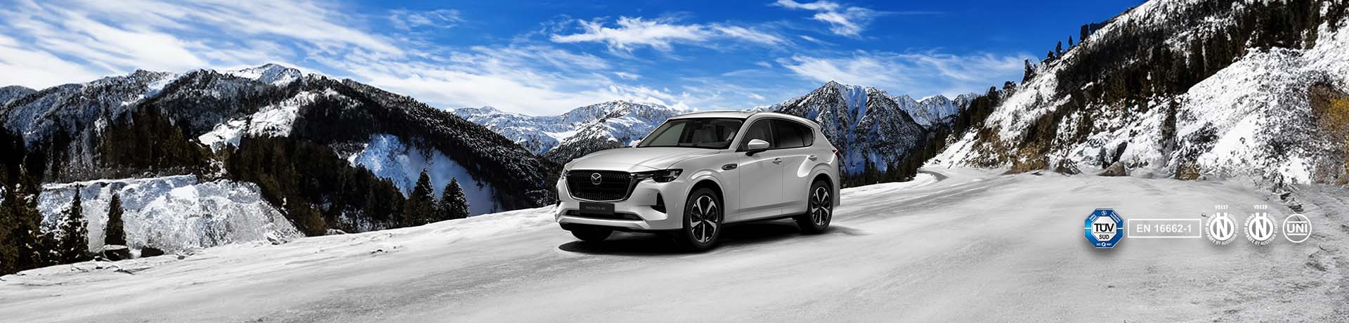 Sneeuwkettingen voor de Mazda CX-60