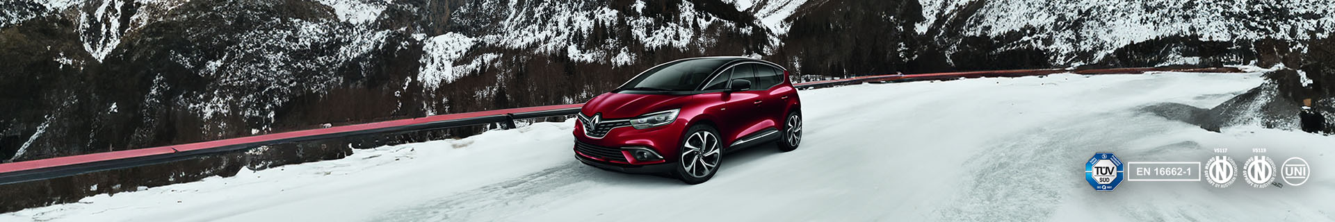 Sneeuwkettingen voor de Renault Scenic