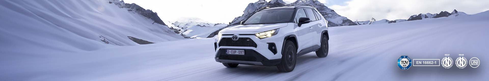 Sneeuwkettingen voor de Toyota RAV4