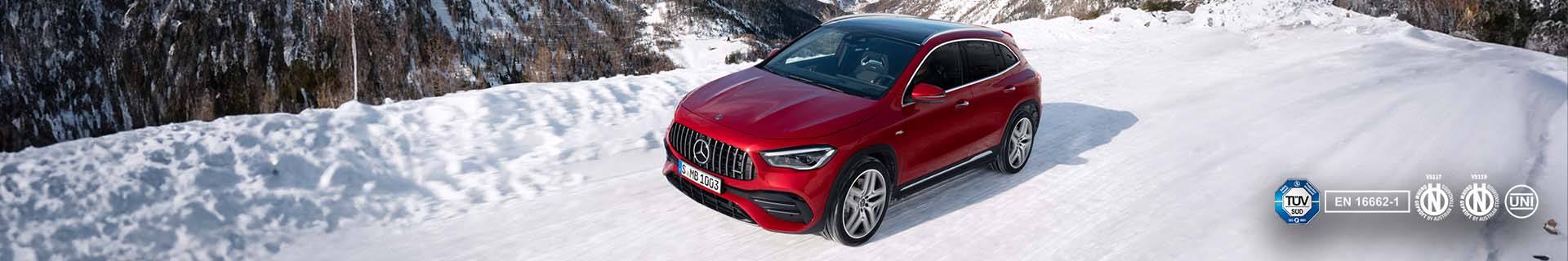 Sneeuwkettingen voor de Mercedes GLA-klasse