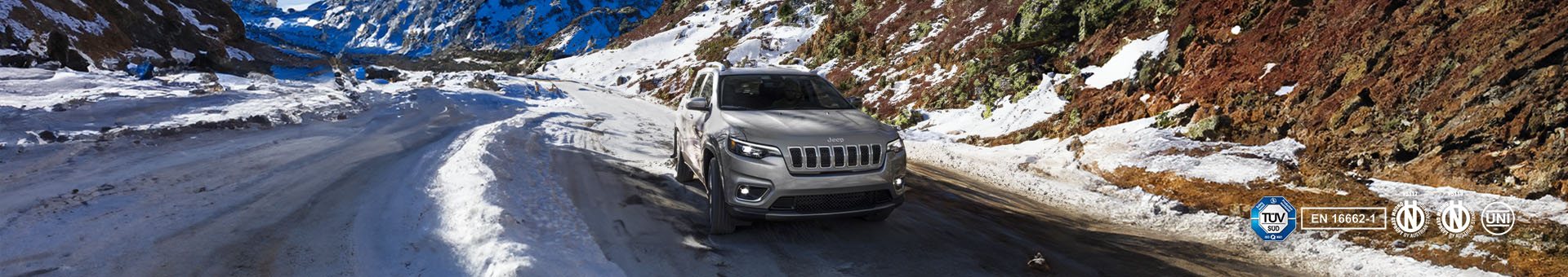 Sneeuwkettingen voor de Jeep Cherokee