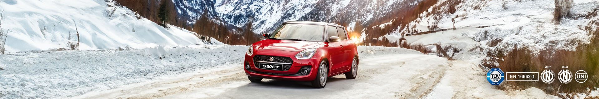 Sneeuwkettingen voor de Suzuki Swift