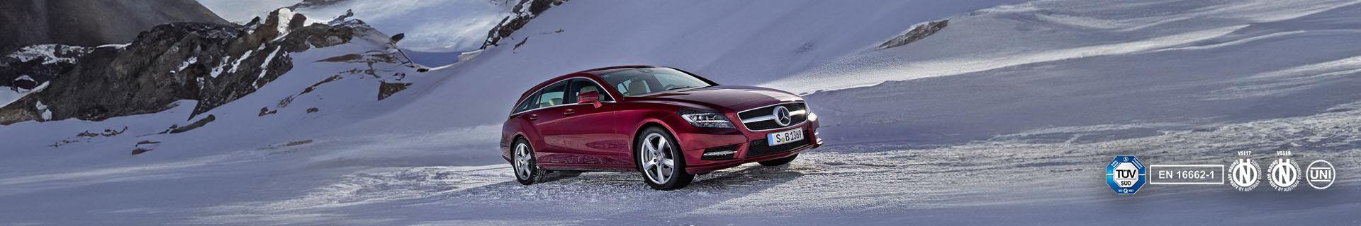 Sneeuwkettingen voor de Mercedes CLS