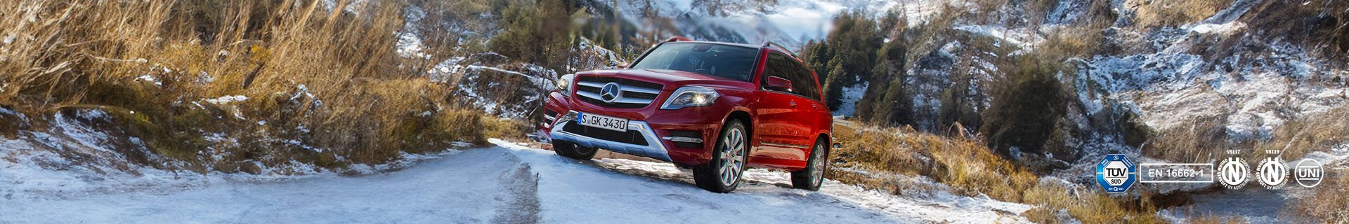 Sneeuwkettingen voor de Mercedes GLK