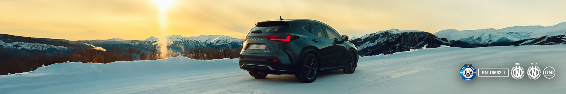 Sneeuwkettingen voor de Lexus NX