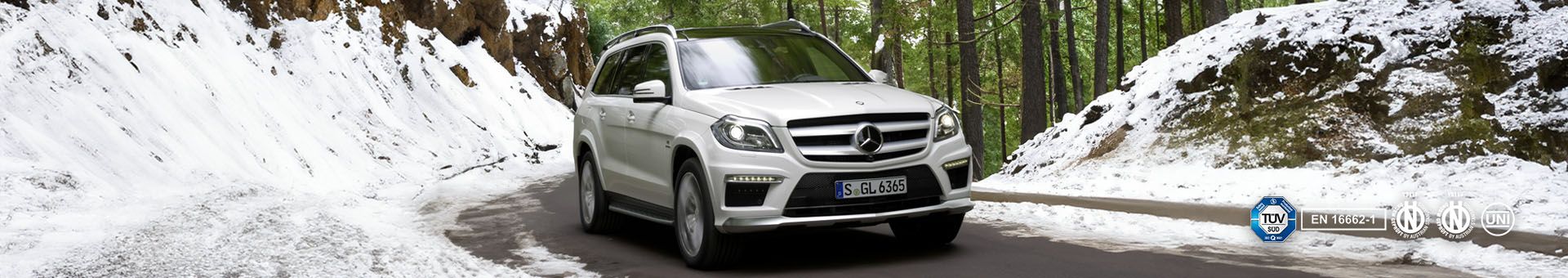 Sneeuwkettingen voor de Mercedes-Benz GL SUV