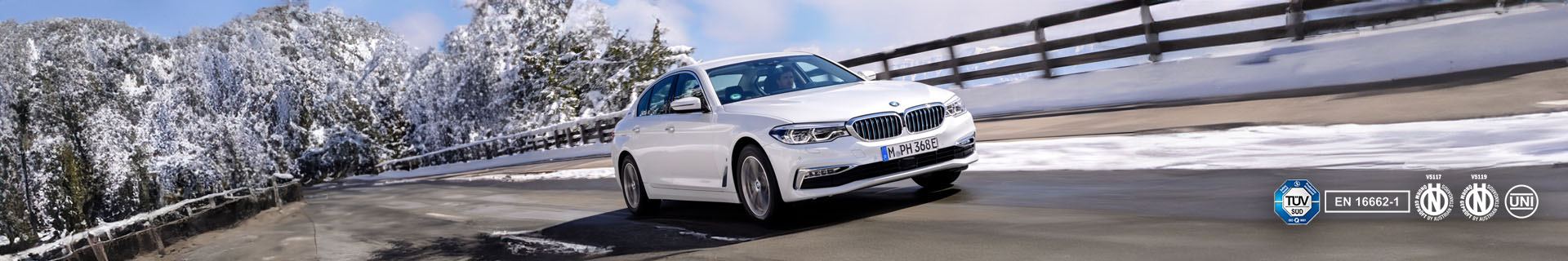 Sneeuwkettingen voor de BMW 5-serie