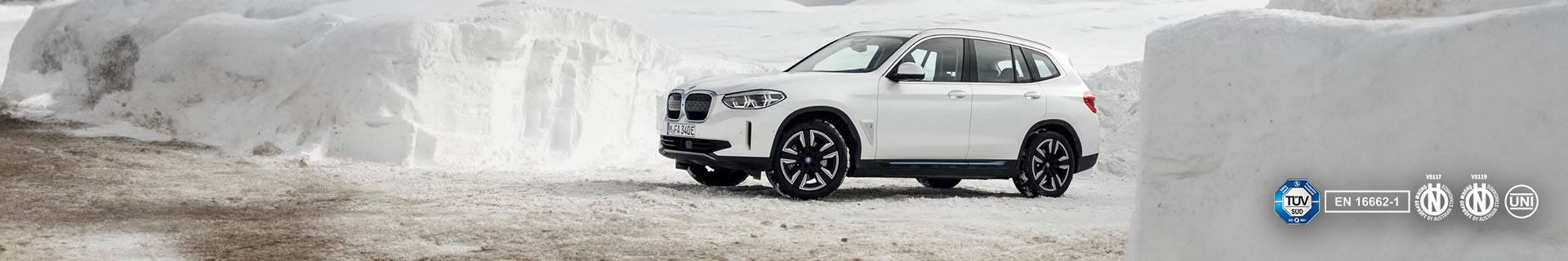 Sneeuwkettingen voor de BMW iX3