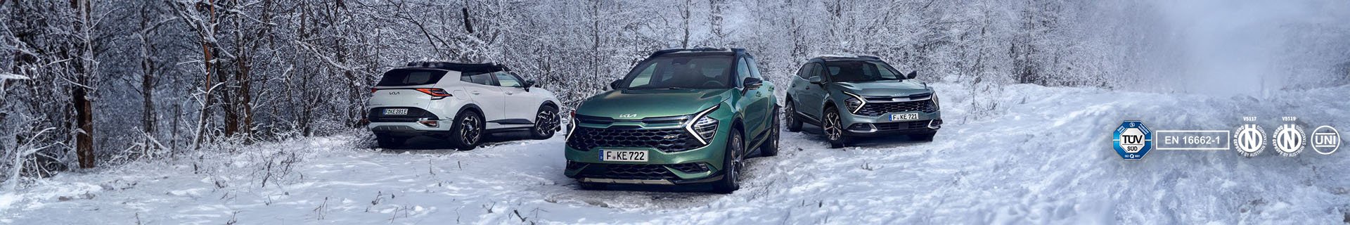 Sneeuwkettingen voor de Kia Sportage