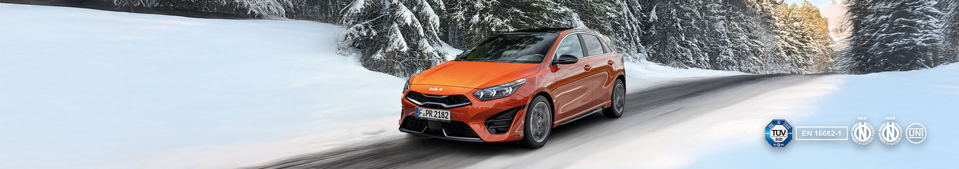 Sneeuwkettingen voor de Kia Cee'd