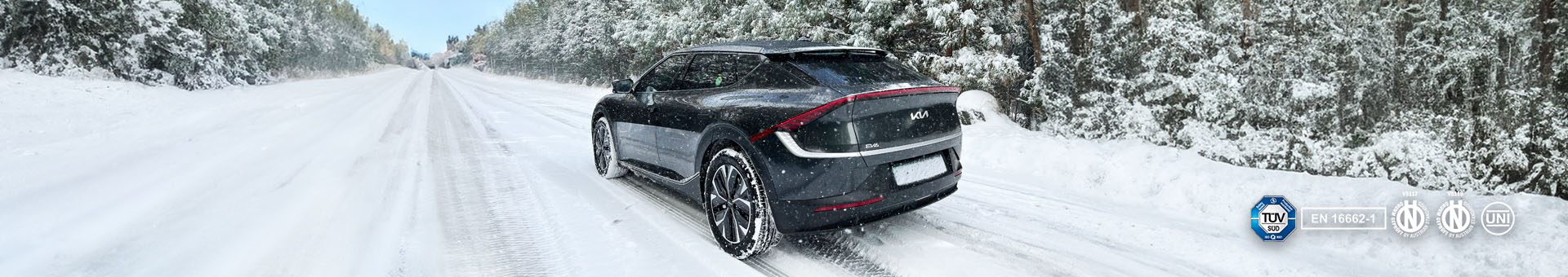 Sneeuwkettingen voor de Kia EV6